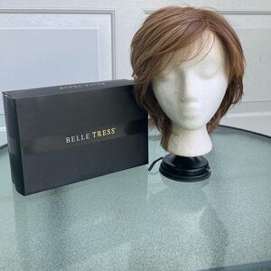 Belle Tress Mimosa shag style in Nutella buttercream